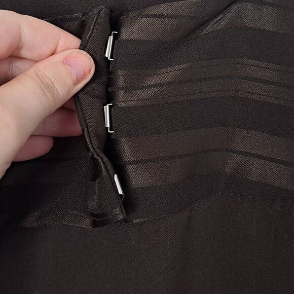 Charlotte Russe Y2K Hip Hugger Flare Pants in Brown size 7 - Picture 6 of 7